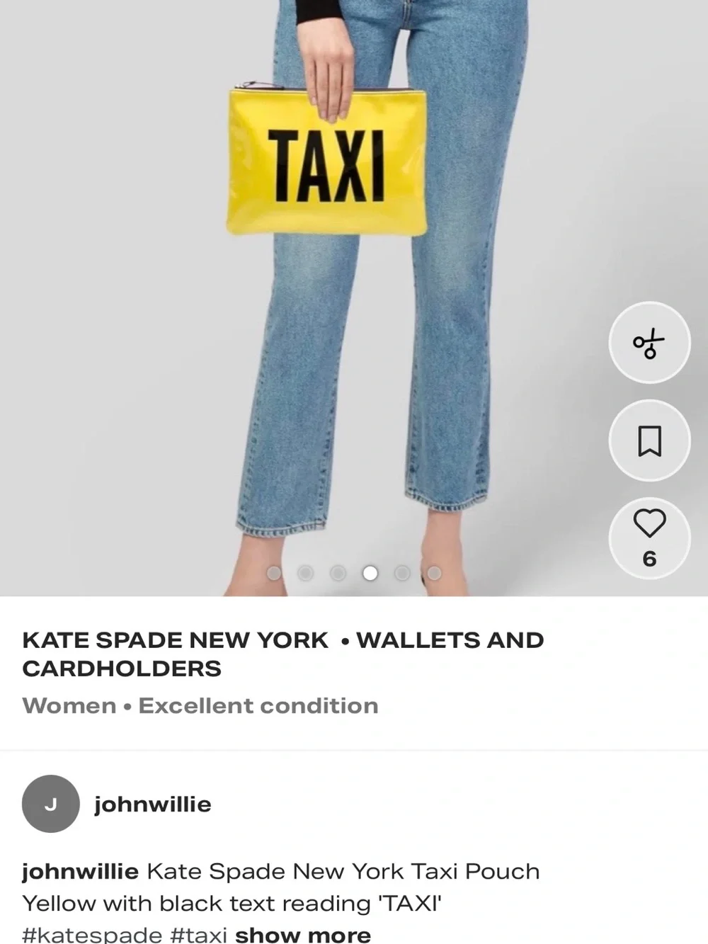 kate spade bright yellow